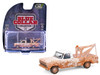1973 Ford F 100 Tow Truck White Weathered Blue Collar Collection Series 14 1/64 Diecast Model Car Greenlight 35300B