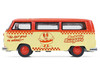 1975 Volkswagen Type 2 Van Bubbie Burgers Food Truck Orange and Cream Blue Collar Collection Series 14 1/64 Diecast Model Car Greenlight 35300C