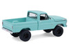 1967 Ford F 100 Custom Pickup Truck Light Blue Barrett Jackson Series 16 1/64 Diecast Model Car Greenlight 37330B