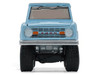 1972 Ford Bronco Custom SUV Light Blue with Black Top Barrett Jackson Series 16 1/64 Diecast Model Car Greenlight 37330F