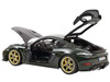 2023 Porsche Cayman GT4 RS Weissach Pack Brewster Green with Carbon Hood 1/18 Diecast Model Car Norev 187250