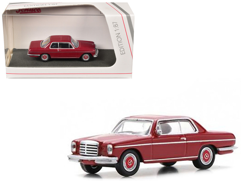 Mercedes Benz 8 W114 Coupe Red 1/87 (HO) Diecast Model Car Schuco 452676300