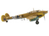 Messerschmitt BF 110E 2 Trop Fighter Aircraft 3U AR 7 ZG26 Italy 1941 German Luftwaffe Air Power Series 1/72 Diecast Model Hobby Master HA1817