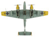 Messerschmitt BF 110E 2 Trop Fighter Aircraft 3U AR 7 ZG26 Italy 1941 German Luftwaffe Air Power Series 1/72 Diecast Model Hobby Master HA1817