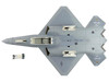 Northrop YF 23 Black Widow II Stealth Fighter Aircraft #87 0801 PAV 2 1990 United States Air Force Air Power Series 1/72 Diecast Model Hobby Master HA2850