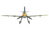Messerschmitt Bf 109E 3 Fighter Aircraft White 2 Jan Reznak 13 slow JG 52 Kraznodar USSR 1943 German Luftwaffe Air Power Series 1/48 Diecast Model Hobby Master HA8724