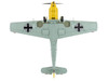 Messerschmitt Bf 109E 3 Fighter Aircraft White 4 Unteroffizier Horst Perez 4 JG 26 1940 German Luftwaffe Air Power Series 1/48 Diecast Model Hobby Master HA8730