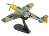 Messerschmitt Bf 109E 3 Fighter Aircraft White 4 Unteroffizier Horst Perez 4 JG 26 1940 German Luftwaffe Air Power Series 1/48 Diecast Model Hobby Master HA8730