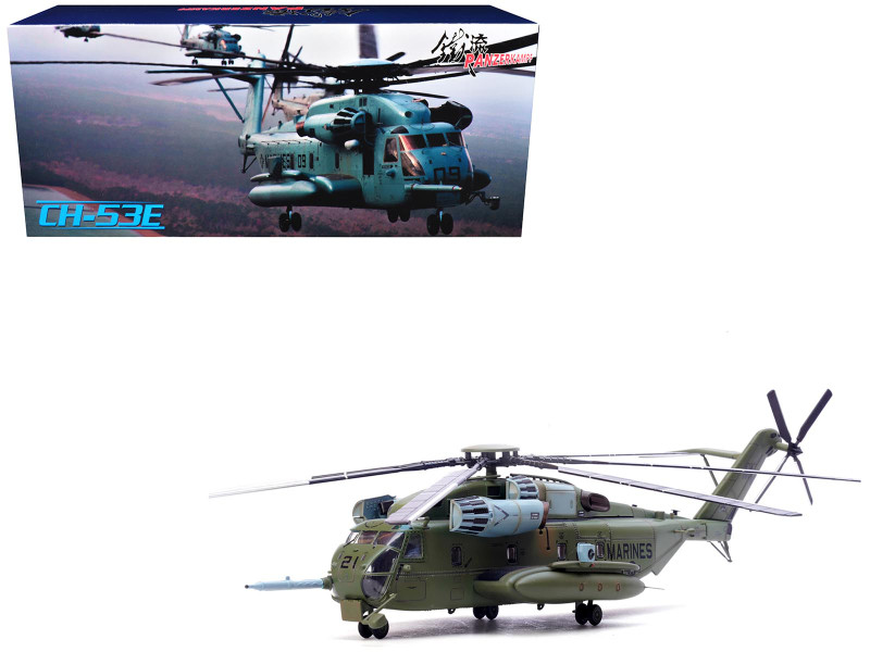 Sikorsky CH 53E Super Stallion Helicopter #21 163086 VMX 1 MCAS Yuma 2021 United States Marine Corps 1/72 Diecast Model Panzerkampf 14060PB21