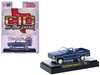 1977 Chevrolet Cheyenne 10 Pickup Truck Blue Metallic with White Top and Blue Interior Limited Edition to 7700 pieces Worldwide 1/64 Diecast Model Car M2 Machines 31500-MJS87