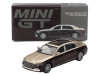 Mercedes Maybach S 680 Gold Metallic and Dark Red Metallic Limited Edition 1/64 Diecast Model Car Mini GT MGT00962