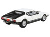 1972 De Tomaso Pantera White and Black 1/64 Diecast Model Car Paragon Models PA-55646