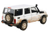 2014 Toyota Land Cruiser 76 White Dirty Off Road Effect 1/64 Diecast Model Car Paragon Models PA-56312