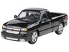 2006 Chevrolet Silverado 454 LSX Pickup Truck Onyx Black 1/64 Diecast Model Car Paragon Models PB-55381