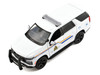 2025 Chevrolet Tahoe PPV with Light Bar RCMP Royal Canadian Mounted Police White Law Enforcement and Public Service Series 1/24 Diecast Model Car Motormax 76643