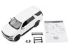 2025 Chevrolet Tahoe PPV White Custom Builder's Kit Law Enforcement and Public Service Series 1/24 Diecast Model Car Motormax 76816W