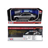 2023 Dodge Charger Pursuit Police Car Silver Metallic Custom Builder s Kit Law Enforcement and Public Service Series 1/24 Diecast Model Car Motormax 76996S