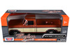 1979 Ford F 150 Custom Pickup Truck Brown Metallic and Cream Timeless Legends Series 1/24 Diecast Model Car Motormax 79346BRN-CRM