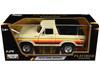 1978 Ford Bronco Custom Cream with Stripes and Black Top Platinum Collection Series 1/24 Diecast Model Car Motormax 79373CRM