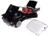 1957 Ford Thunderbird Black with White Top and Red Interior American Muscle Series 1/18 Diecast Model Car Auto World AMM1349