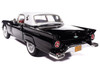 1957 Ford Thunderbird Black with White Top and Red Interior American Muscle Series 1/18 Diecast Model Car Auto World AMM1349