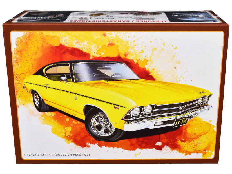 Skill 2 Model Kit 1969 Chevrolet Chevelle SS 396 1/25 Scale Model AMT AMT1519