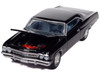 1965 Chevrolet Impala SS 396 Danube Blue Metallic with Blue Interior Vintage Muscle Series 1/64 Diecast Model Car Auto World 64512-AWSP193A