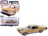 1968 Dodge Coronet R T Medium Gold Metallic Vintage Muscle Series 1/64 Diecast Model Car Auto World 64512-AWSP194B