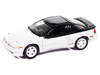 1991 Eagle Talon TSi Bright White with Black Top Modern Muscle Series 1/64 Diecast Model Car Auto World 64512-AWSP196A