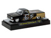 1977 Chevrolet Cheyenne Super 30 Pickup Truck Dia De Los Muertos Black with Graphics Limited Edition to 9900 pieces Worldwide 1/64 Diecast Model Car M2 Machines 31500-MJS90