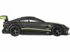 Aston Martin Vantage GTE Dark Gray Metallic with Lime Green Stripes Euro Speed Series Diecast Model Car Hot Wheels JBK76