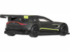 Aston Martin Vantage GTE Dark Gray Metallic with Lime Green Stripes Euro Speed Series Diecast Model Car Hot Wheels JBK76