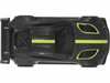 Aston Martin Vantage GTE Dark Gray Metallic with Lime Green Stripes Euro Speed Series Diecast Model Car Hot Wheels JBK76