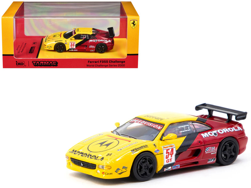 Ferrari F355 Challenge #54 Matt Drendel World Challenge Series 2000 Hobby64 Series 1/64 Diecast Model Car Tarmac Works T64-083-00WCS54