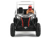 Can Am Maverick Sport XXC 1000R Silver Metallic and Black with Driver Figure 1/32 Diecast Model BRP Models 60025
