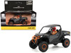 Can Am Commander XT P 1000R Gray and Orange with Driver Figure 1/32 Diecast Model BRP Models 60029