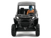 Can Am Commander XT 1000R Matt Black with Driver Figure 1/32 Diecast Model BRP Models 60030