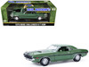 1970 Dodge Challenger R T Hemi F8 Green with Black Stripes and Green Interior Mr Norm s Challenger 1/18 Diecast Model Car Greenlight 13700
