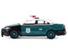 2014 Ford Taurus New York Police Department NYPD Vintage Tribute Livery Green and Black with White Top Hot Pursuit Series 47 1/64 Diecast Model Car Greenlight 43050B