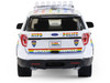 2016 Ford Police Interceptor Utility New York Police Department NYPD Pride Livery White with Rainbow Stripes Hot Pursuit Series 47 1/64 Diecast Model Car Greenlight 43050C