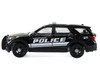 2023 Ford Police Interceptor Utility Whitestown Police Dept Whitestown IN Black Hot Pursuit Series 47 1/64 Diecast Model Car Greenlight 43050D