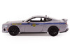 2023 Ford Mustang GT South Carolina Highway Patrol Gray with Blue Stripes Hot Pursuit Series 47 1/64 Diecast Model Car Greenlight 43050F