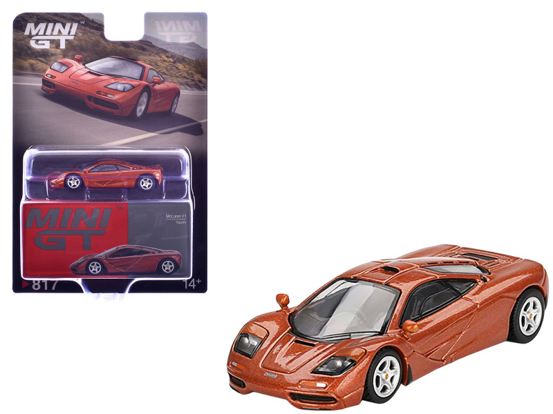 McLaren F1 Yquem Orange Metallic Limited Edition 1/64 Diecast Model Car Mini GT MGT00817