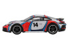 Porsche 911 Dakar #14 Rally 1978 Ice Gray Metallic Limited Edition 1/64 Diecast Model Car Mini GT MGT00964