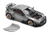 Toyota Pandem GR86 Silver Metallic 1/64 Diecast Model Car Pop Race PR640235