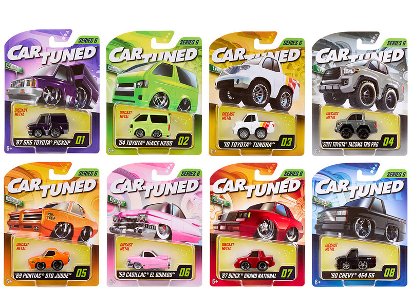 Mainline 2025 Series 6 Set of 8 Pieces Diecast Model Cars CarTuned 592631-XX5