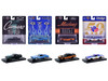 Auto Drivers Set of 4 pieces in Blister Packs Release 133 Limited Edition to 8000 pieces Worldwide 1/64 Diecast Model Cars M2 Machines 11228-133
