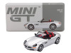 BMW Z8 Roadster Silver Metallic with Red and Black Interior Limited Edition 1/64 Diecast Model Car Mini GT MGT00998