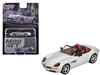 BMW Z8 Roadster Silver Metallic with Red and Black Interior Limited Edition 1/64 Diecast Model Car Mini GT MGT00998