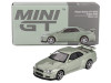 Nissan Skyline GT R R34 V Spec II Nur RHD Right Hand Drive Millenium Jade Metallic Limited Edition 1/64 Diecast Model Car Mini GT MGT01003